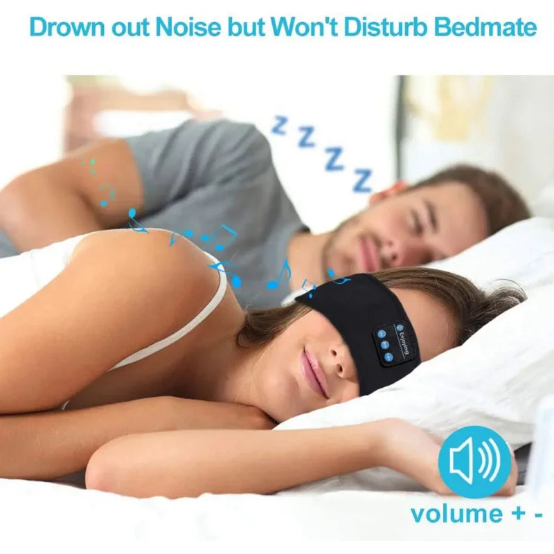 💤🎧 Audiotooth™ | Le Bandeau Bluetooth 3-en-1 pour Conduire, Bouger & Dormir en Musique